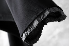 画像をギャラリービューアに読み込む, SOSNOVSKA RAW EDGES WIDE PANTS (BLACK)