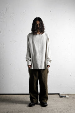 Load image into Gallery viewer, sus-sous shirt pullover / S55/L45 Herringbone (ICE GREY)