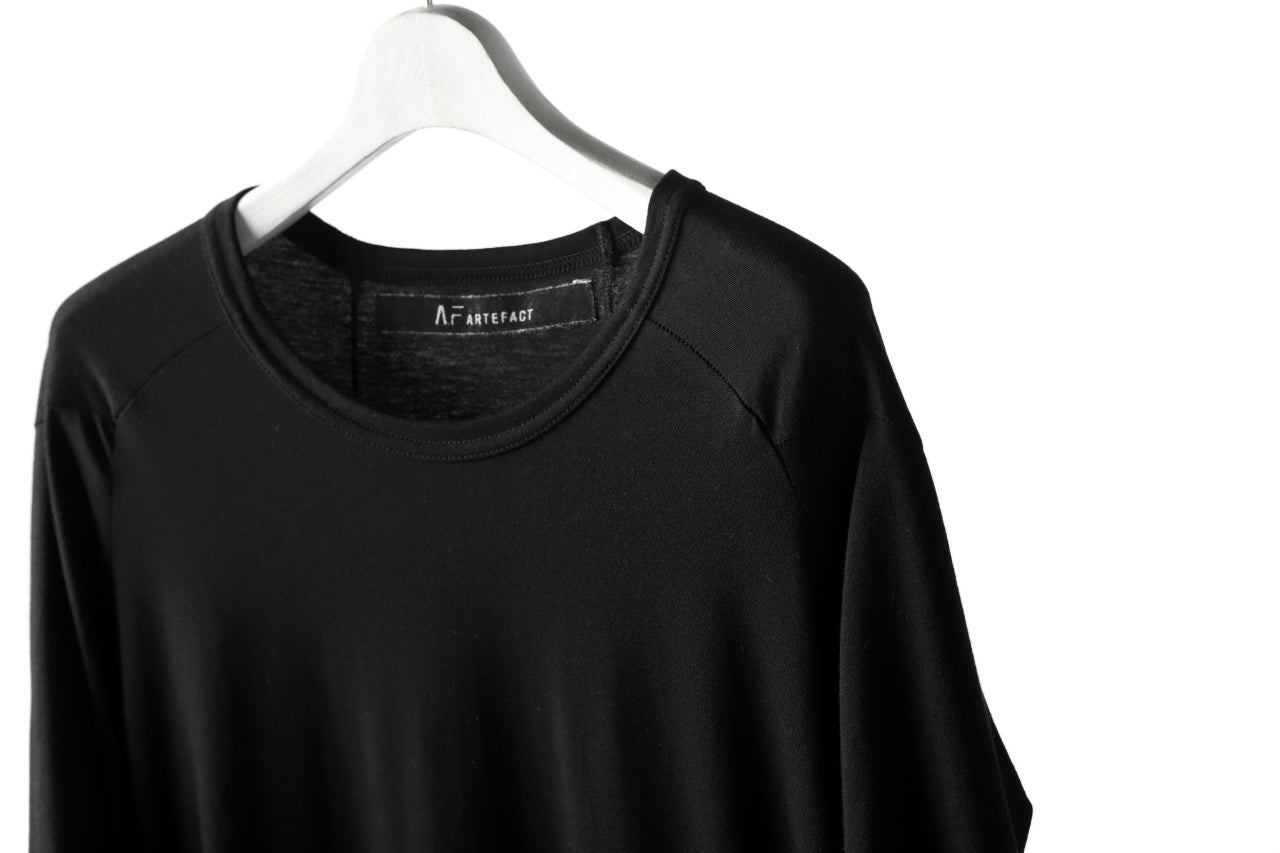 A.F ARTEFACT MULTI PANELED T-SHIRT / L.JERSEY (BLACK)