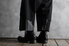 Load image into Gallery viewer, SOSNOVSKA TORN STRIPED BOTTOMS PANTS (BLACK×STRIPE)