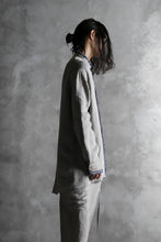 Load image into Gallery viewer, SOSNOVSKA exclusive RELICTA EDGES SHIRT (BEIGE×BLUE)