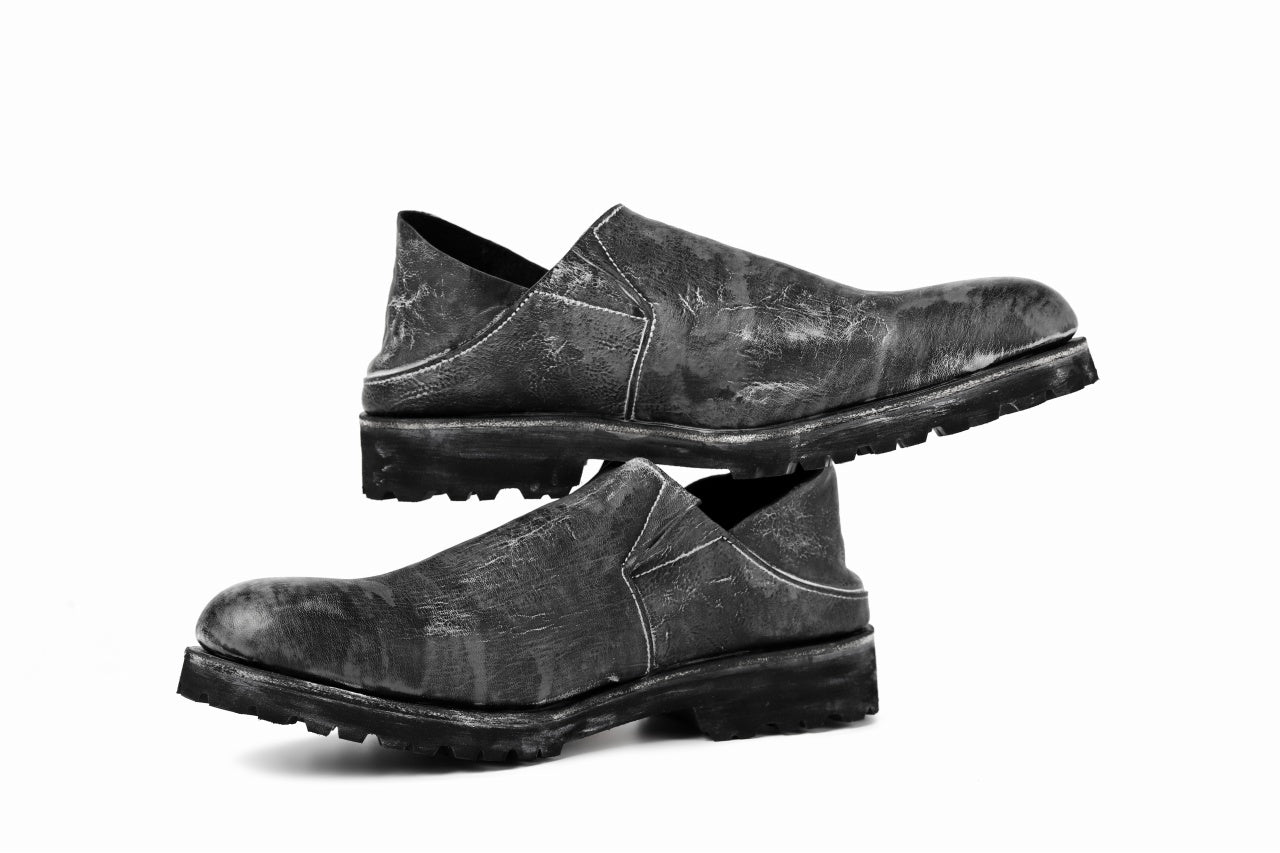 Portaille exclusive PL5 VB Slipon Shoes / HS horse waxy heavy (BLACK)