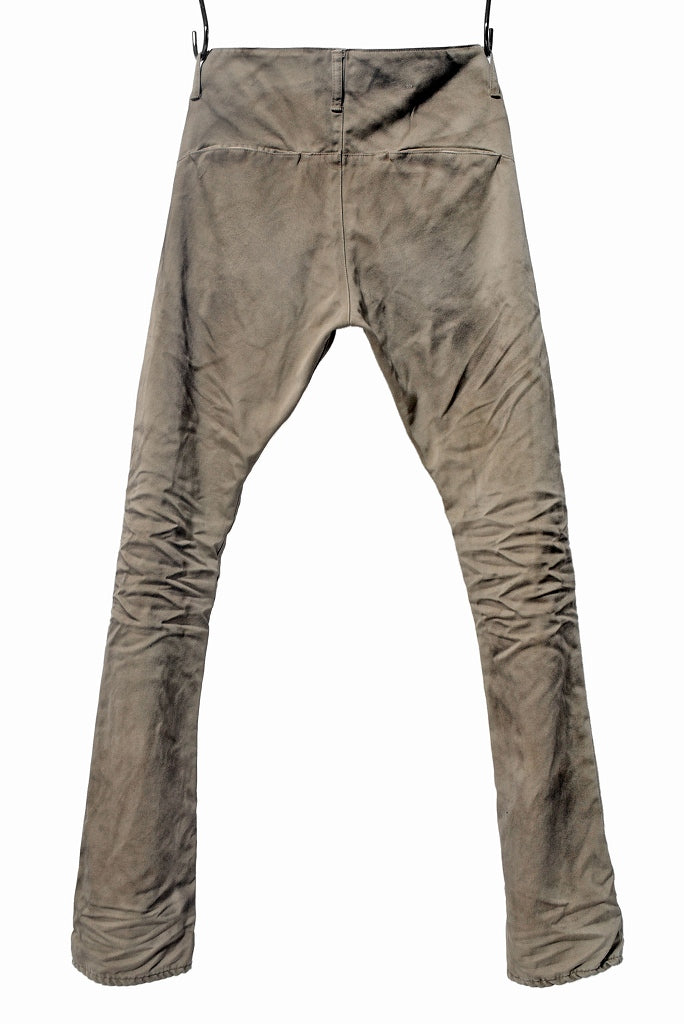 N/07 chinocloth pant 3dimention / oiled craft (OILED BEIGE)