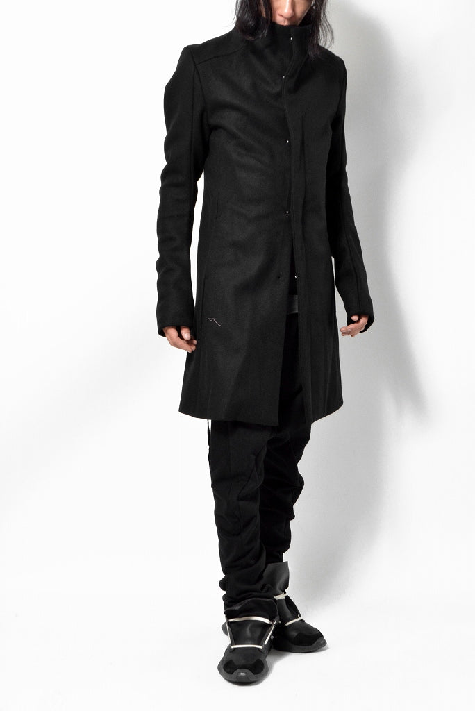 N/07 premium woolyarn cashmere coat (BLACK)