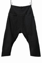 Load image into Gallery viewer, N/07 Pant &quot;7&quot; [c/medium jersey | 3dimension curved cropped] (BLACK)