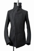 画像をギャラリービューアに読み込む, N/07 wrapcoat &quot;asesino&quot; [premium woolyarn cashmere | anatomy patterned] (GREY)