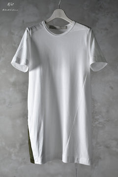 Load image into Gallery viewer, N/07 &quot;MAUSK Detail&quot; ASSORTMENT JERSEY T-SHIRT (WHITE×KHAKI)