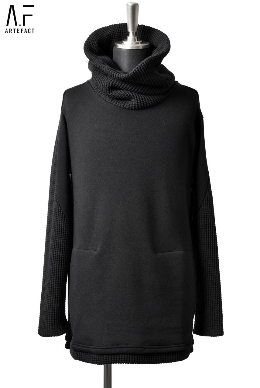 A.F ARTEFACT SWEATER/HEAVY WAFFLE HIGHNECK TOP