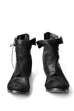 画像をギャラリービューアに読み込む, prtl x 4R4s exclusive Twisted Lace Boots / Cordovan full grain &quot;No4-5&quot; (BLACK)