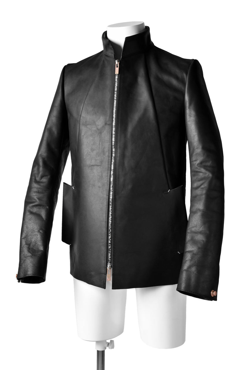 ierib exclusive classic zipper jacket / Nicolas Italy Vachetta