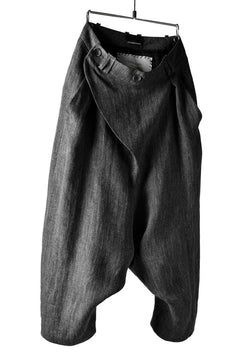 画像をギャラリービューアに読み込む, SOSNOVSKA SACKCLOTH SHORTENED PANTS (GREY)