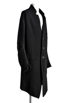 画像をギャラリービューアに読み込む, SOSNOVSKA exclusive SOFT STITCHED COAT (BLACK)