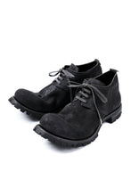 Load image into Gallery viewer, Portaille exclusive VB Derby Shoes (Reversed Horse Iron Dyed / BLACK)