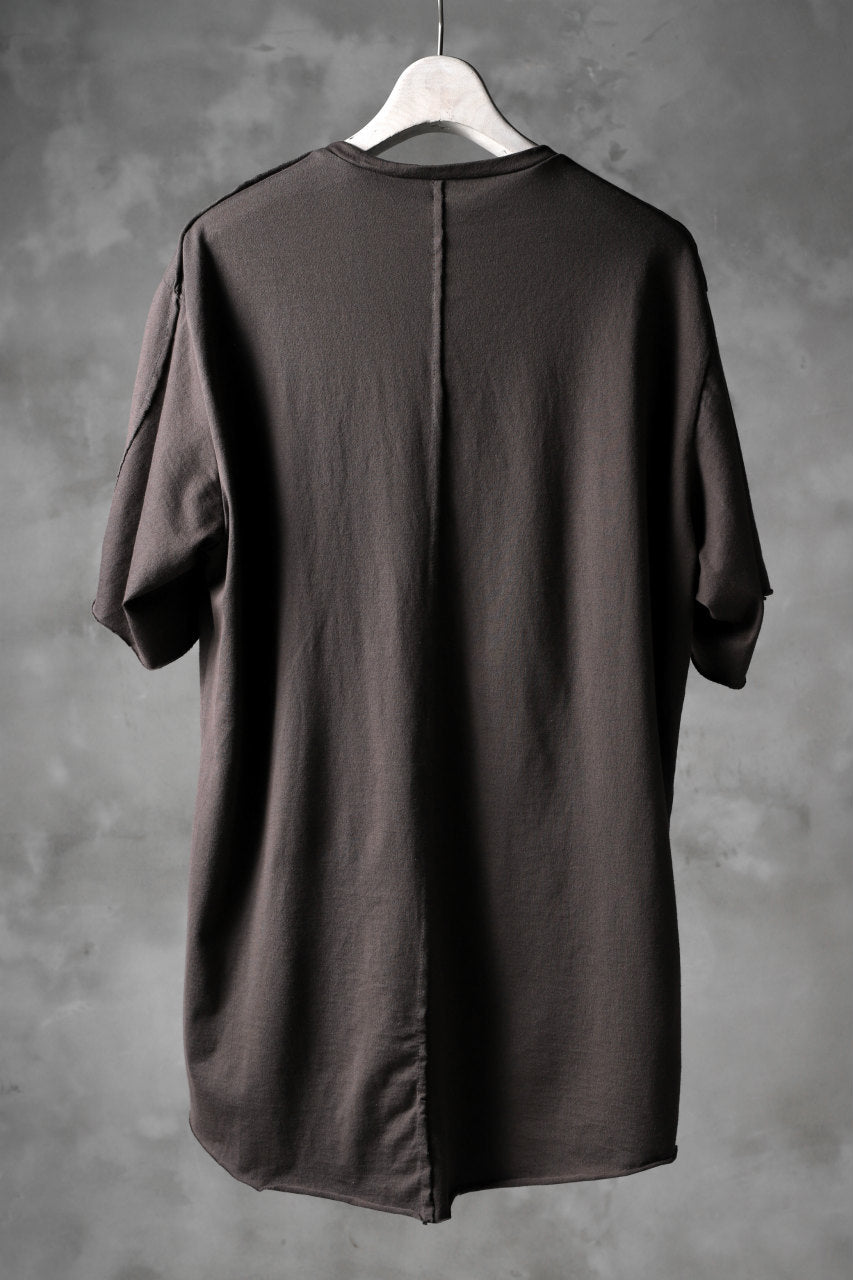 blackcrow short sleeve cutsewn / silky touch cotton (grey)