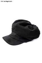 Load image into Gallery viewer, der antagonist. CASQUETTE / BORO STYLE (BLACK)