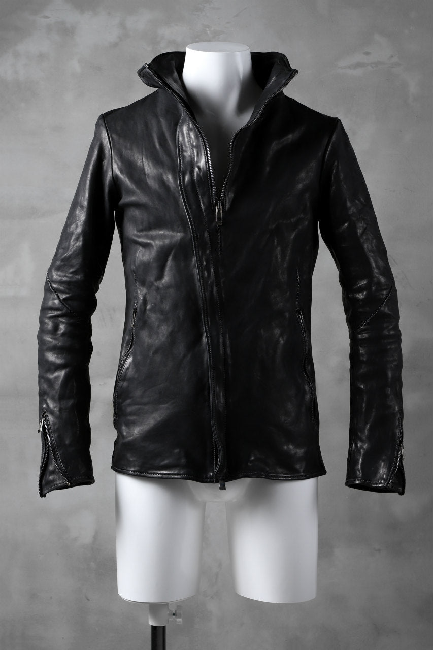 Load image into Gallery viewer, incarnation exclusive DUALFACE ZIP JACKET OBJECT DYE/TANNED HORSE (BLACK)