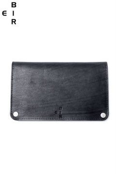 Load image into Gallery viewer, ierib Removal Long Wallet / Guidi Fiore (BLACK)