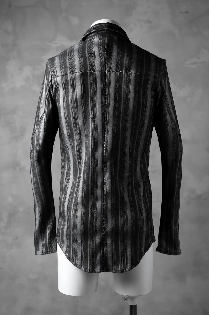 Load image into Gallery viewer, incarnation STRETCH POLY BD SHIRT-JACKET #2 / OVERLOCKED (GREY)