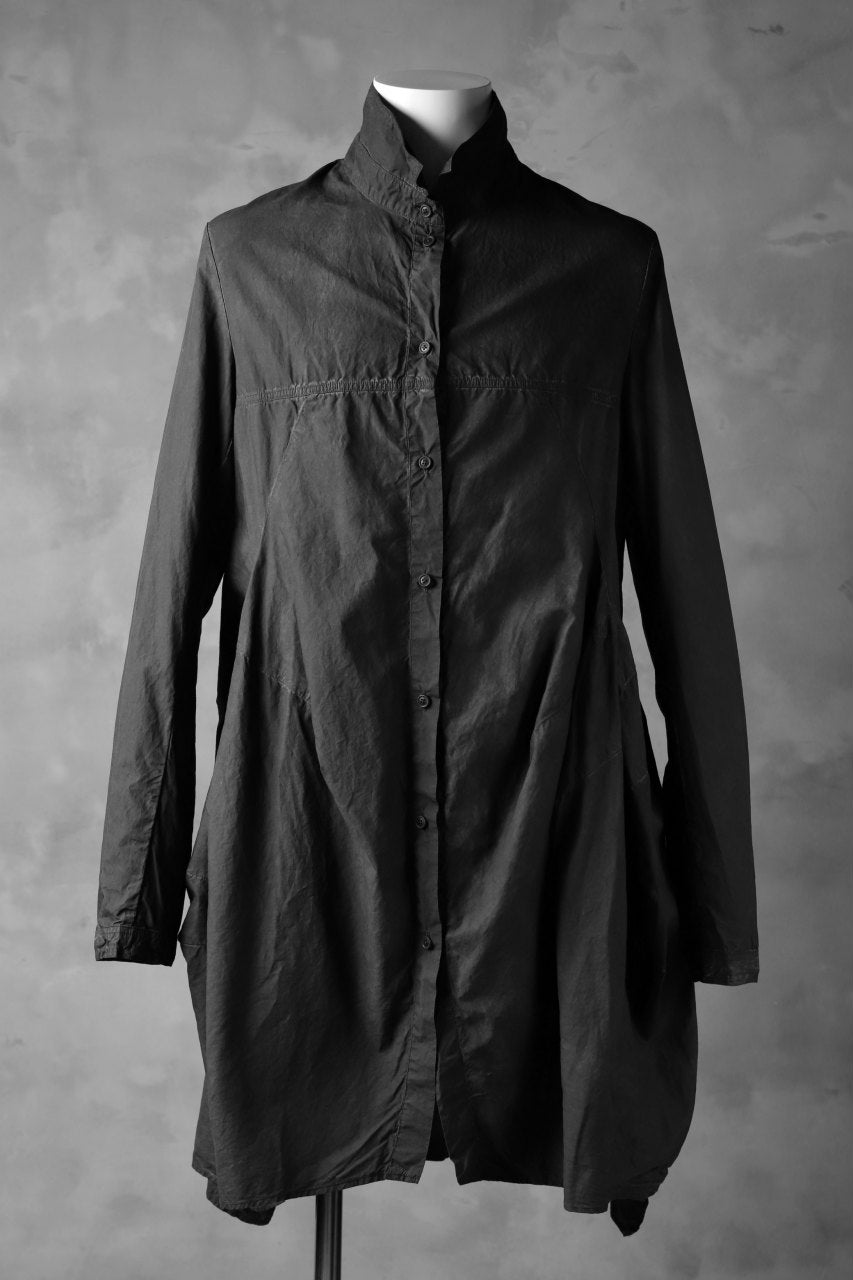 RUNDHOLZ DIP A LINE LONG SHIRT (CARBON DYED)