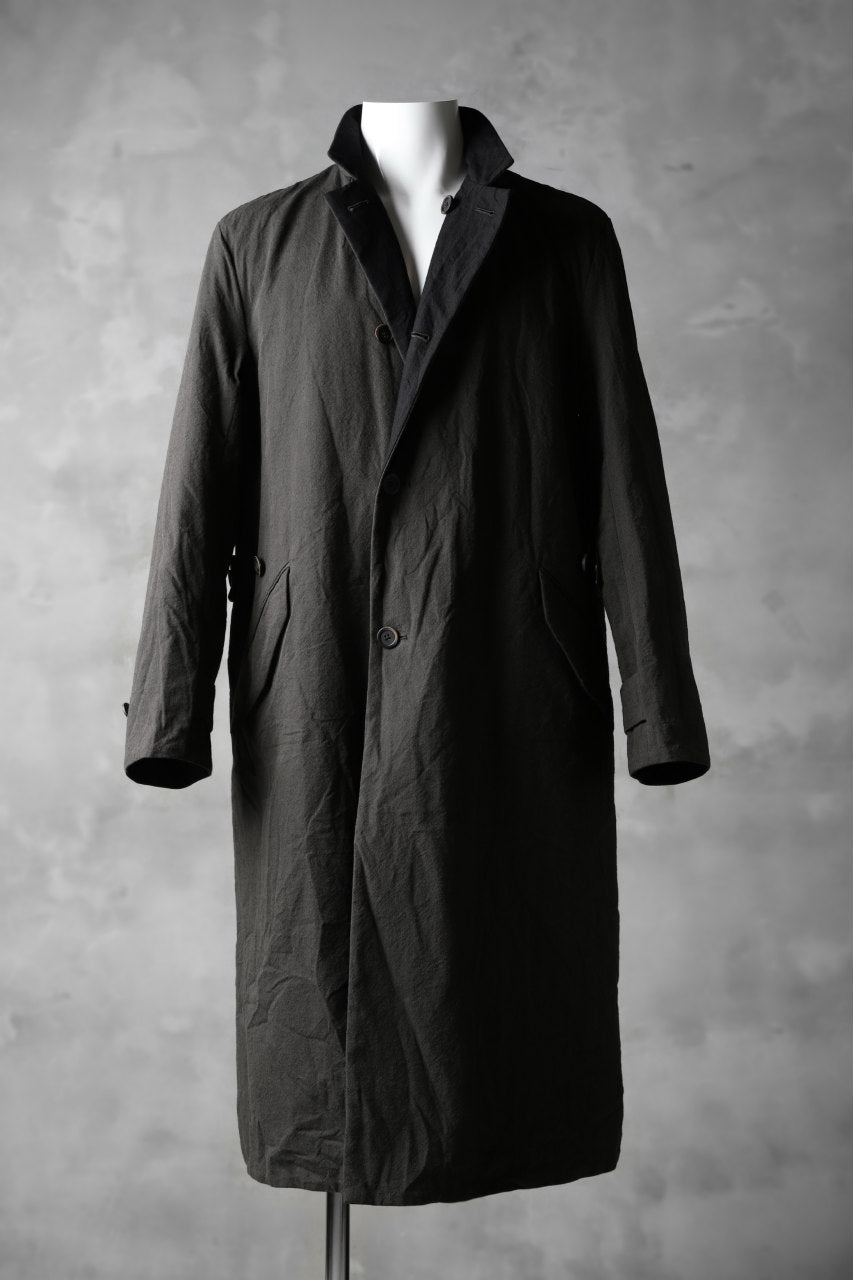 forme d'expression Reversible Duster Coat (Cypress+Night)