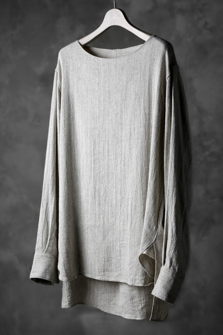 sus-sous shirt pullover / S55/L45 Herringbone (ICE GREY)