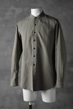 画像をギャラリービューアに読み込む, COLINA GRANPA SHIRT / PAPER COTTON (GRAY)