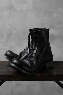 Portaille exclusive PL20 Laced Zip Boots (RUBBED COW TCG / BLACK)