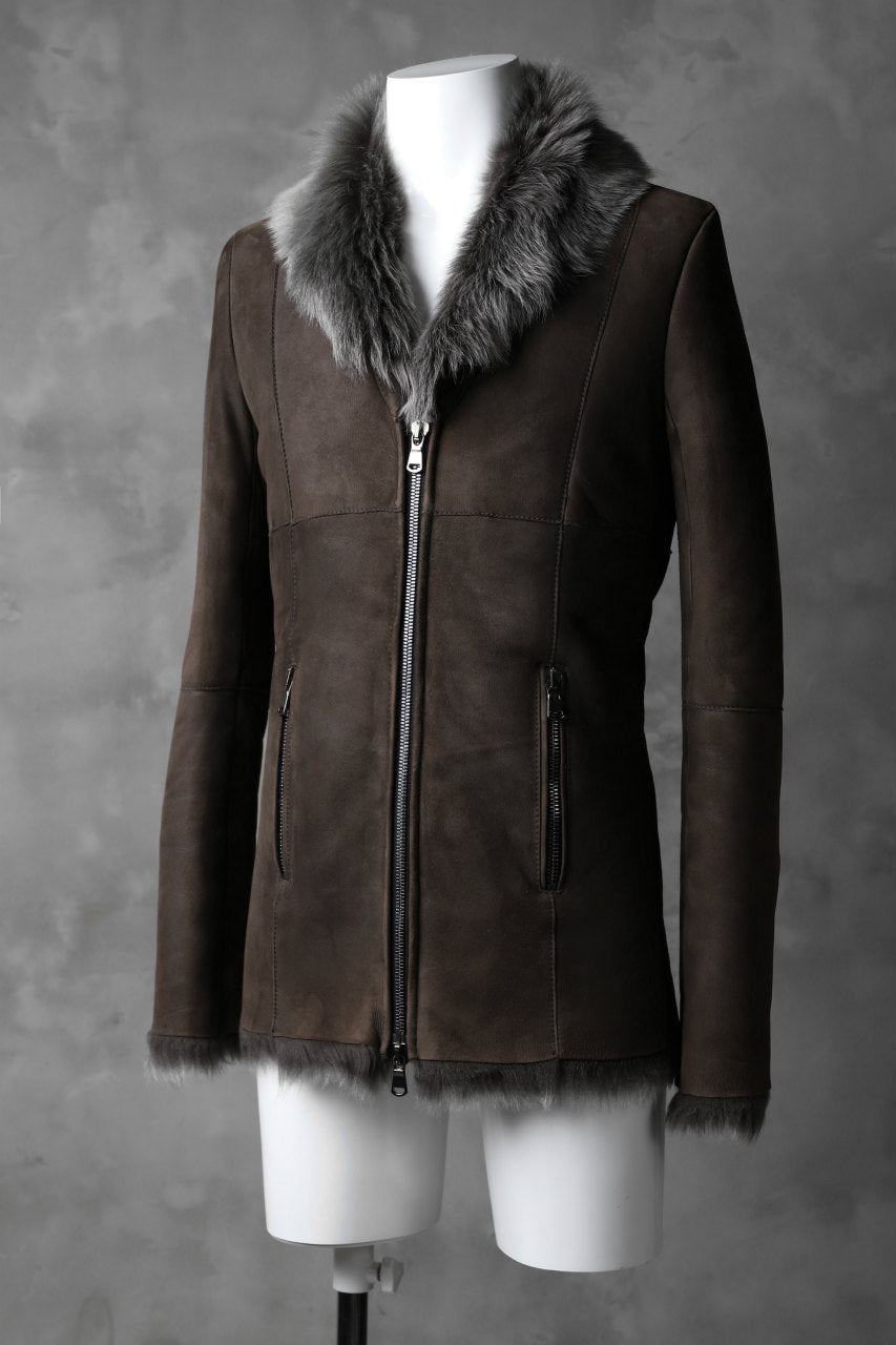 A.F ARTEFACT SHEEP SHEARLING MOUTON JACKET