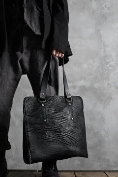 Load image into Gallery viewer, ierib exclusive onepiece tote bag / waxy JP culatta (BLACK)