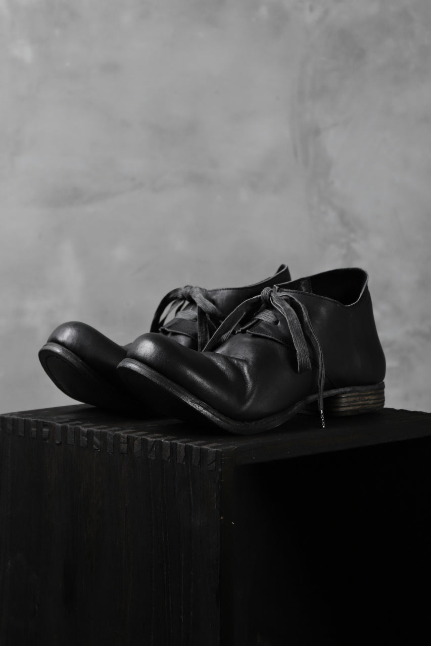 Portaille exclusive PL20 Derby Shoes (ROMANERO Soft Horse / BLACK)