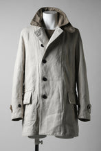 画像をギャラリービューアに読み込む, sus-sous motor cycle middle coat / C43L57 herringborn washer (NATURAL)