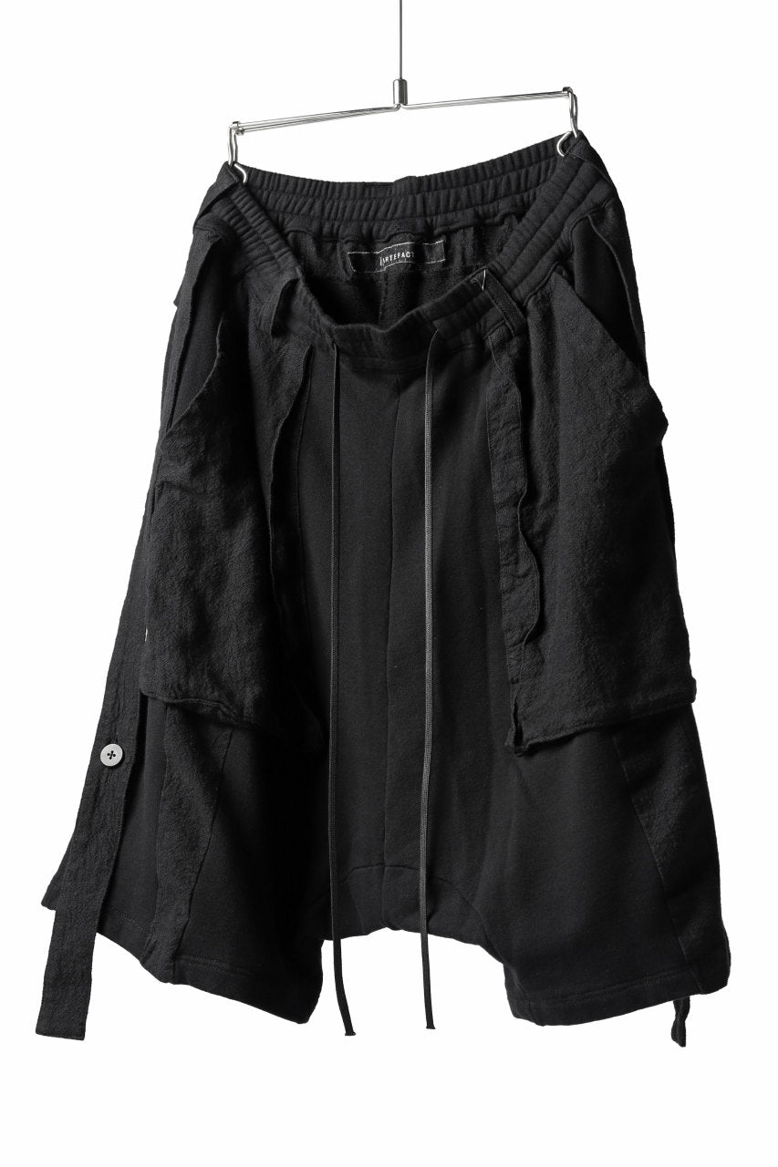 画像をギャラリービューアに読み込む, A.F ARTEFACT SWITCHING SHORTS / COMBI FABRICS (BLACK)