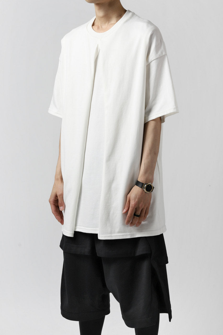 A.F ARTEFACT "OVERLAP" LAYERED LOOSEY TOPS (WHITE)