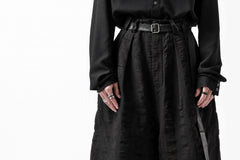 画像をギャラリービューアに読み込む, SOSNOVSKA SQUEEZED STRIPE PANTS (BLACK)