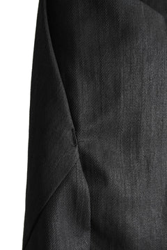 Load image into Gallery viewer, LEON EMANUEL BLANCK FORCED FITTED LONG PANT / RESINATED CL-TWILL (BLACK)
