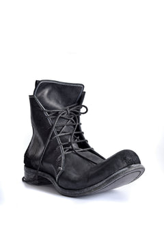 Load image into Gallery viewer, N/07 Laced Mid Boots / Cordovan full grain (BLACK)