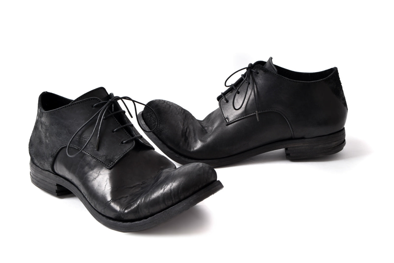 prtl x 4R4s exclusive derby shoes / Cordovan Full grain "No3-5" (BLACK)