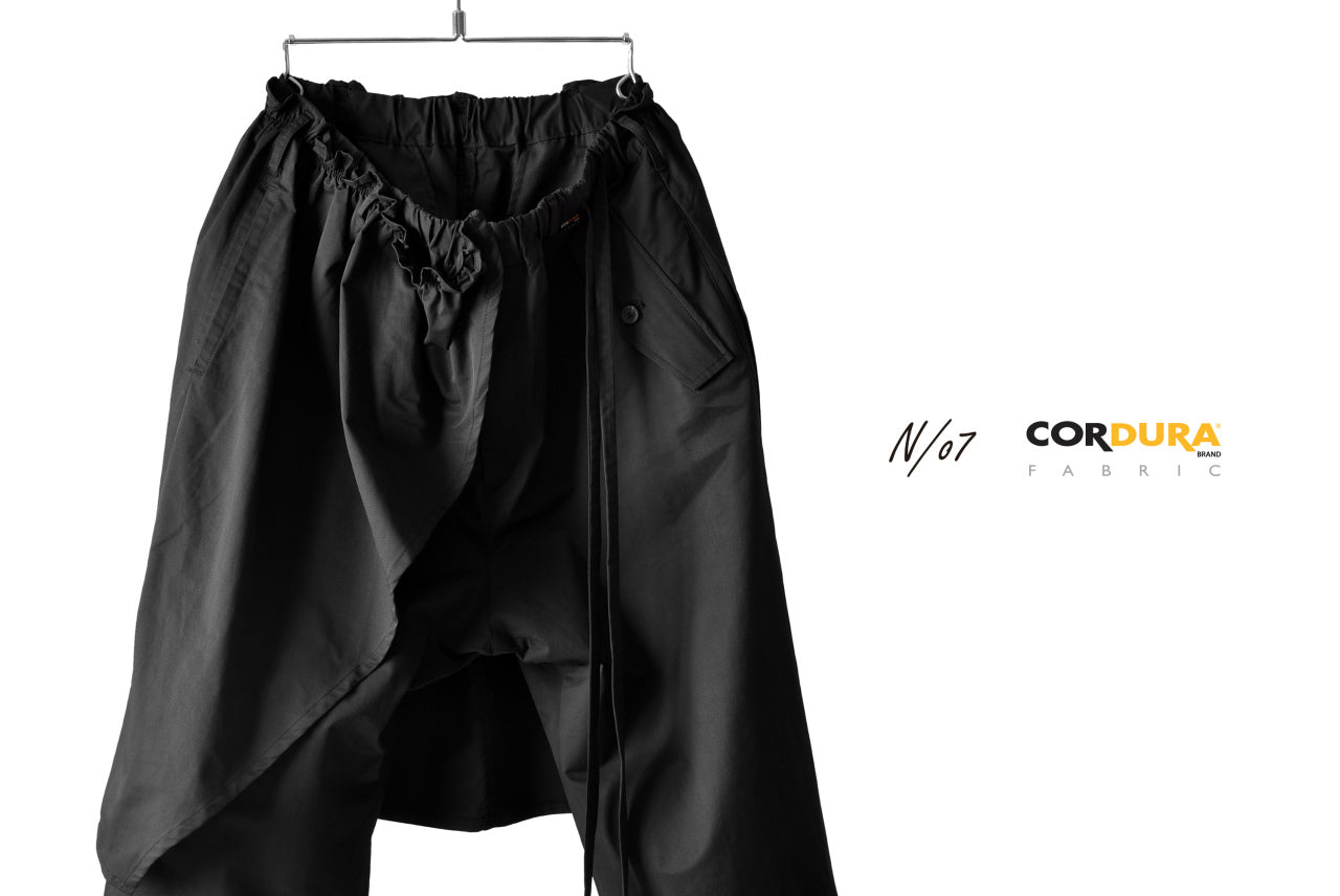 N/07 Wrap Field Trousers / CORDURA® Dobby (BLACK)