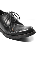 Load image into Gallery viewer, ierib tecta whole cut derby shoes / waxy JP culatta (BLACK)