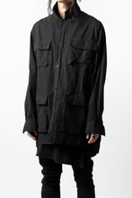 Load image into Gallery viewer, A.F ARTEFACT MILITARY COVER ALL SHIRT-JKT (BLACK)