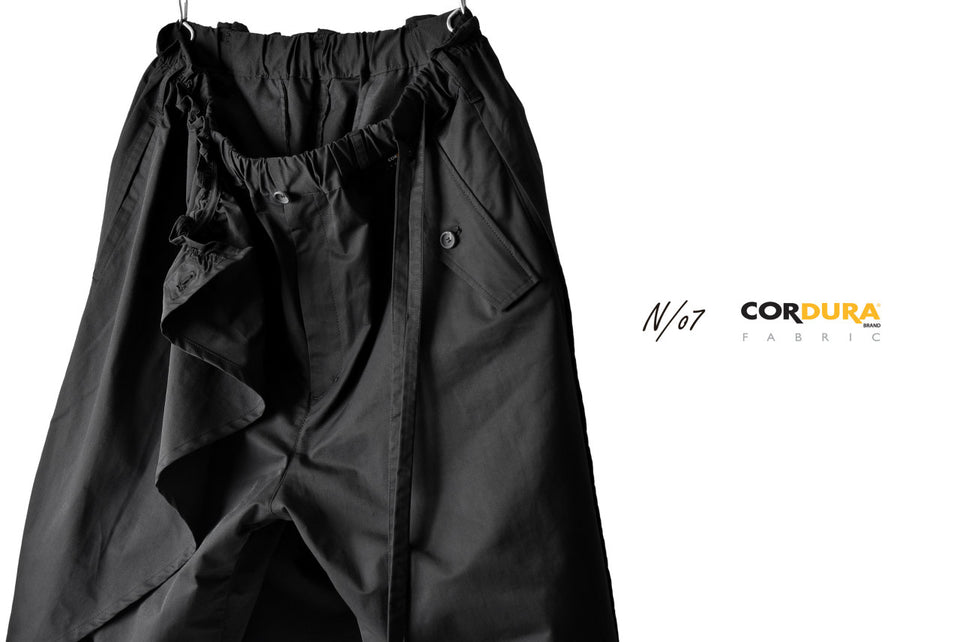 画像をギャラリービューアに読み込む, N/07 Wrap Field Trousers / CORDURA® Dobby (BLACK)