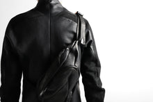 画像をギャラリービューアに読み込む, LEON EMANUEL BLANCK DISTORTION DEALER BAG / GUIDI HORSE LEATHER (BLACK)