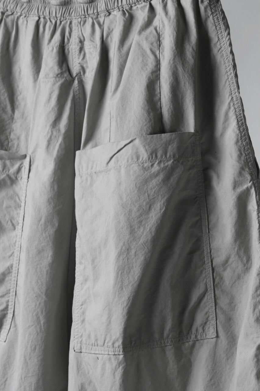 RUNDHOLZ DIP DROPCROTCH WIDE SHORTS / DYED C-CLOTH (ZINC)