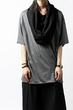 画像をギャラリービューアに読み込む, A.F ARTEFACT exclusive OVER SIZED LAYERED TEE (BLACK x GREY)