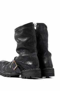 画像をギャラリービューアに読み込む, incarnation x LOOM exclusive HORSE LEATHER ENGINEER SIDE ZIP BOOTS / VIBRAM GOODYEAR WELTED (BLACK)