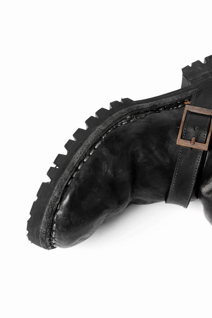 画像をギャラリービューアに読み込む, incarnation x LOOM exclusive HORSE LEATHER ENGINEER SIDE ZIP BOOTS / VIBRAM GOODYEAR WELTED (BLACK)