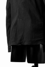 画像をギャラリービューアに読み込む, incarnation CURVED FRONT JACKET / ELASTIC COTTON (BLACK)