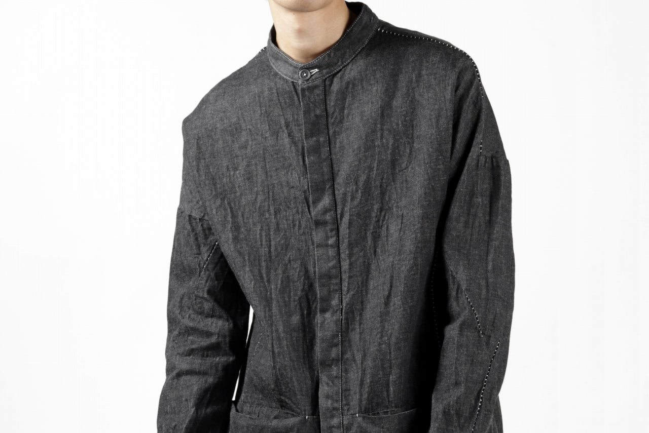 incarnation exclusive ARCH LONG SHIRT/ 6.5oz CHAMBRAY (GREY)