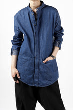 Load image into Gallery viewer, incarnation exclusive DROP SHOULDER BUTTON DOWN SHIRT / 6.5oz CHAMBRAY (INDIGO)
