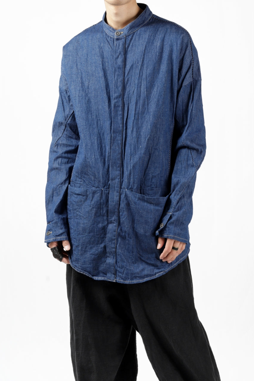 画像をギャラリービューアに読み込む, incarnation exclusive ARCH LONG SHIRT/ 6.5oz CHAMBRAY (INDIGO)